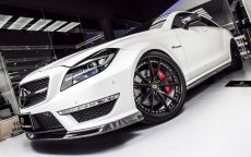 画像5: BENZ メルセデス・ベンツ CLS W218 CLS63 フロントバンパー用リップスポイラー 本物Dry Carbon ドライカーボン (5)