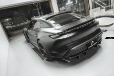 画像8: Porsche ポルシェ Taycan タイカン リア ルーフスポイラー 本物Drycarbon ドライカーボン (8)