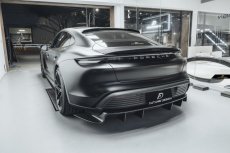 画像10: Porsche ポルシェ Taycan タイカン リア ルーフスポイラー 本物Drycarbon ドライカーボン (10)