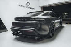 画像9: Porsche ポルシェ Taycan タイカン リア ルーフスポイラー 本物Drycarbon ドライカーボン (9)