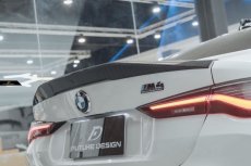 画像2: BMW 4シリーズ G22 トランク用 リップスポイラー 本物DryCarbon ドライカーボン (2)