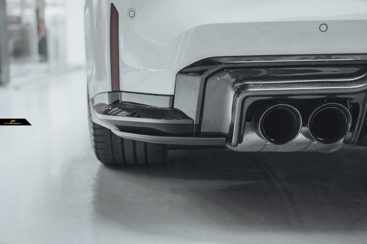 画像10: BMW 4シリーズ G82 M4 リア用 ディフューザー スプリッター 本物DryCarbon ドライカーボン (10)