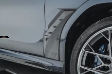 画像13: BMW Xシリーズ X6 G06 フロント フェンダー エアインテーク 本物DryCarbon ドライカーボン (13)