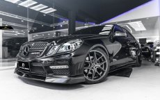 画像5: BENZ メルセデスベンツ E-Class W212 前期車 サイドスカート スポイラー 本物Drycarbon ドライカーボン (5)