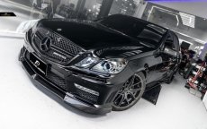 画像4: BENZ メルセデスベンツ E-Class W212 前期車 サイドスカート スポイラー 本物Drycarbon ドライカーボン (4)