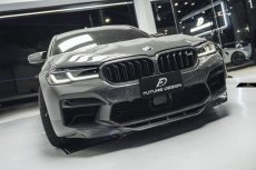 画像8: BMW 5シリーズ F90 M5 後期車 フロント バンパー用 リップ スポイラー DryCarbon 本物ドライカーボン (8)