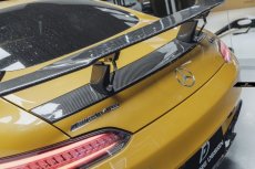 画像13: BENZ メルセデス・ベンツ C190 AMG GT GT S トランク用リアウィングー 本物Dry Carbon ドライカーボン (13)