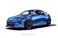 画像18: TESLA テスラ MODEL モデル Y フロントバンパー用 リップスポイラー 本物Drycarbon ドライカーボン (18)