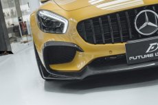 画像15: BENZ メルセデス・ベンツ C190 AMG GT GT S フロント用リップスポイラー 本物Dry Carbon ドライカーボン (15)