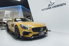 画像13: BENZ メルセデス・ベンツ GT AMG C190 サイドステップ スカート GTS 本物DryCarbon ドライカーボン (13)