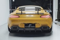 画像17: BENZ メルセデス・ベンツ C190 AMG GT GT S トランク用リアウィングー 本物Dry Carbon ドライカーボン (17)