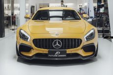 画像17: BENZ メルセデス・ベンツ C190 AMG GT GT S フロント用リップスポイラー 本物Dry Carbon ドライカーボン (17)