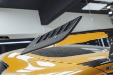 画像16: BENZ メルセデス・ベンツ C190 AMG GT GT S トランク用リアウィングー 本物Dry Carbon ドライカーボン (16)