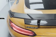画像14: BENZ メルセデス・ベンツ C190 AMG GT GT S トランク用リアウィングー 本物Dry Carbon ドライカーボン (14)