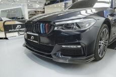 画像7: BMW G30 セダン G31 ツーリング フロント用 青紺赤 艶ありブラックキドニーグリル センターグリル (7)