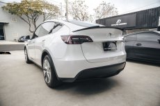 画像18: TESLA テスラ MODEL モデル Y トランク用 リアスポイラー 本物Drycarbon ドライカーボン (18)