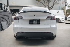 画像14: TESLA テスラ MODEL モデル Y トランク用 リアスポイラー 本物Drycarbon ドライカーボン (14)