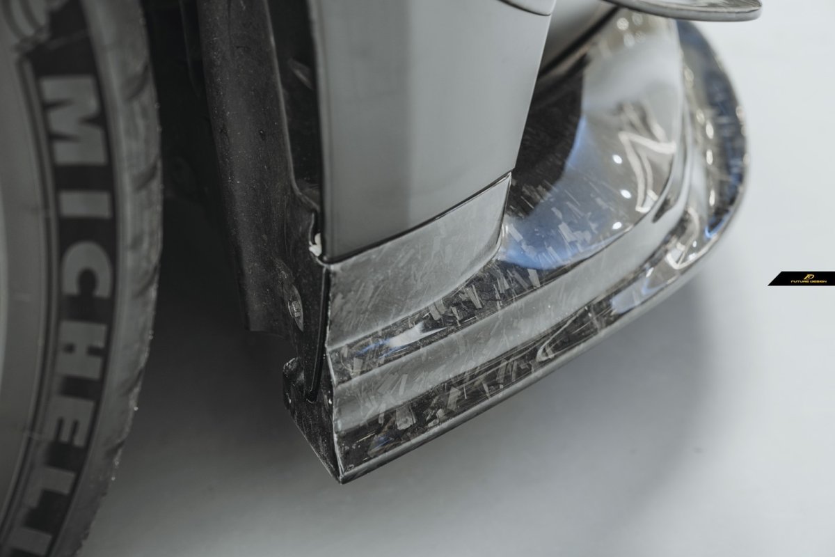 画像10: BMW 3シリーズ G80 M3 フロント用 リップスポイラー 本物DryCarbon ドライカーボン (10)