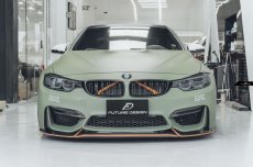 画像6: BMW 4シリーズ F82 F83 M4 フロントバンパー用 リップスポイラー 本物DryCarbon ドライカーボン (6)