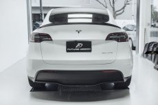 画像7: TESLA テスラ MODEL モデル Y トランク用 リアスポイラー 本物Drycarbon ドライカーボン (7)