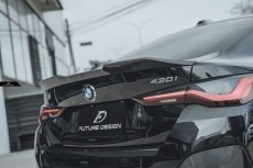 画像16: BMW 4シリーズ G26 グランクーペ Mスポーツ リアスポイラー 本物DryCarbon ドライカーボン (16)