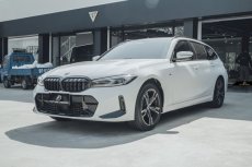 画像6: BMW 3シリーズ G20 G21 後期用 フロント用 艶ありブラック キドニーグリル センターグリル S2 (6)