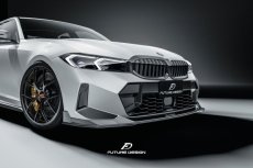 画像7: BMW 3シリーズ G20 G21 Mスポーツ 後期用 フロントバンパー リップスポイラー 本物DryCarbon ドライカーボン V1 (7)