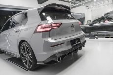 画像2: VW フォルクスワーゲン GOLF ゴルフ 8 GTI Mk8 リア ディフューザー 本物Drycarbon ドライカーボン (2)