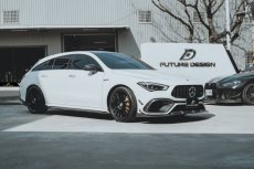 画像12: BENZ メルセデス・ベンツ CLA-Class W118 CLA45フロントバンパー用リップスポイラー 本物DryCarbon ドライカーボン (12)