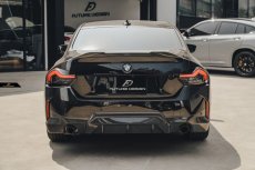 画像4: BMW 2シリーズ G42 クーペ Mスポーツ リアスポイラー 本物DryCarbon ドライカーボン (4)