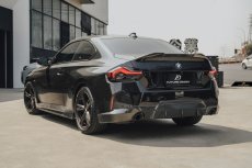 画像3: BMW 2シリーズ G87 クーペ M2 リアスポイラー 本物DryCarbon ドライカーボン (3)