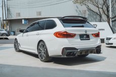 画像17: BMW 5シリーズ G31 ツーリング トランク用 ルーフスポイラー 本物Drycarbon ドライカーボン (17)