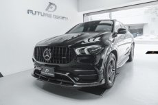 画像4: BENZ メルセデス・ベンツ GLE-Class C167 AMGフロントバンパー用リップスポイラー 本物DryCarbon ドライカーボン (4)