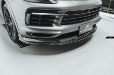 画像11:  PORSCHE ポルシェ Cayenne カイエン Coupe クーペ 9Y0 フロント リップスポイラー 本物DryCarbon ドライカーボン (11)