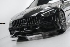 画像1: BENZ メルセデス・ベンツ C-Class W206 S206 フロント リップスポイラー 本物Drycarbon ドライカーボン (1)