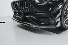 画像4: BENZ メルセデス・ベンツ C-Class W206 S206 フロント リップスポイラー 本物Drycarbon ドライカーボン (4)