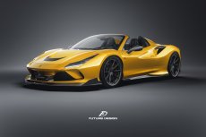 画像4: Ferrari フェラーリ F8 トランク リアスポイラー 本物DryCarbon ドライカーボン カスタム　 (4)