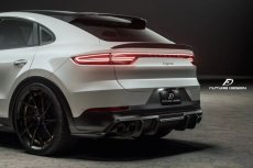 画像1:  PORSCHE ポルシェ Cayenne カイエン SUV Coupe E3 9Y0 リア ディフューザー 本物DryCarbon ドライカーボン (1)