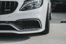 画像14: BENZ メルセデス・ベンツ Cクラス W205 C63 フロントバンパー用鍛造カーボン ガーニッシュ スポイラー 本物DryCarbon ドライカーボン 大理石ような美しい (14)