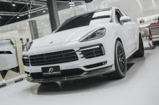 画像16:  PORSCHE ポルシェ Cayenne カイエン Coupe クーペ 9Y0 フロント リップスポイラー 本物DryCarbon ドライカーボン (16)