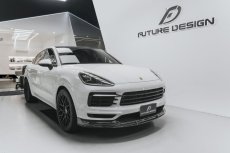 画像17:  PORSCHE ポルシェ Cayenne カイエン Coupe クーペ 9Y0 フロント リップスポイラー 本物DryCarbon ドライカーボン (17)