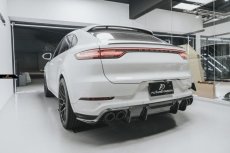 画像16:  PORSCHE ポルシェ Cayenne カイエン SUV Coupe E3 9Y0 リア ディフューザー 本物DryCarbon ドライカーボン (16)