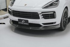 画像15:  PORSCHE ポルシェ Cayenne カイエン Coupe クーペ 9Y0 フロント リップスポイラー 本物DryCarbon ドライカーボン (15)