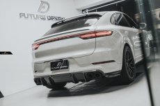 画像9:  PORSCHE ポルシェ Cayenne カイエン SUV Coupe E3 9Y0 リア ディフューザー 本物DryCarbon ドライカーボン (9)