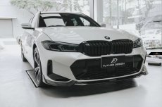 画像12: BMW 3シリーズ G20 G21 Mスポーツ 後期用 フロントバンパー リップスポイラー 本物DryCarbon ドライカーボン V2 (12)