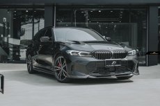 画像21: BMW 3シリーズ G20 G21 Mスポーツ 後期用 フロントバンパー リップスポイラー 本物DryCarbon ドライカーボン V2 (21)