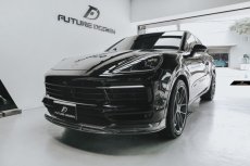 画像23:  PORSCHE ポルシェ Cayenne カイエン Coupe クーペ 9Y0 フロント リップスポイラー 本物DryCarbon ドライカーボン (23)