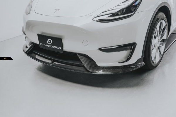 TESLA テスラ MODEL モデル Y フロントバンパー用 リップスポイラー