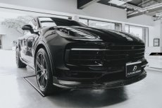 画像18:  PORSCHE ポルシェ Cayenne カイエン Coupe クーペ 9Y0 フロント リップスポイラー 本物DryCarbon ドライカーボン (18)