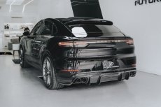 画像21:  PORSCHE ポルシェ Cayenne カイエン SUV Coupe E3 9Y0 リア ディフューザー 本物DryCarbon ドライカーボン (21)